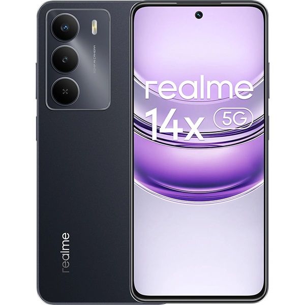 Realme 14X 6,67&quot; 5G 6/128GB DualSIM fekete okostelefon