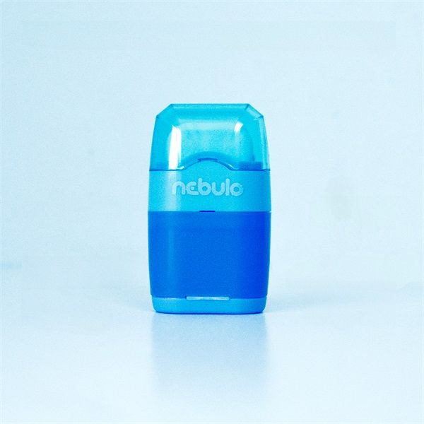 Nebulo dupla tartályos vegyes színű hegyező és radír