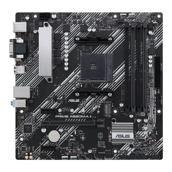 Asus PRIME A520M-A II/CSM AMD A520 AM4 mATX alaplap