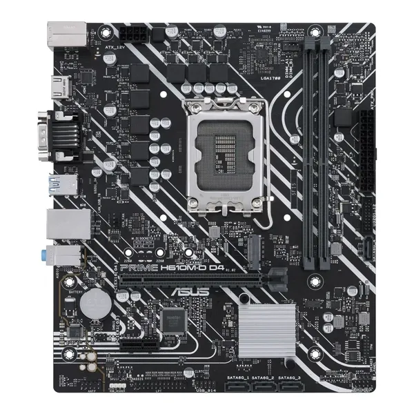 Asus PRIME H610M-D D5 Intel H610 LGA1700 mATX alaplap