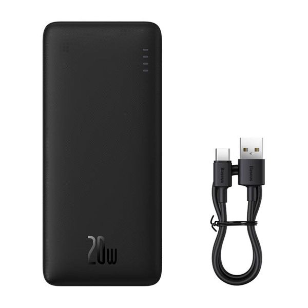 Baseus Airpow 10000 mAh, 20W, fekete power bank