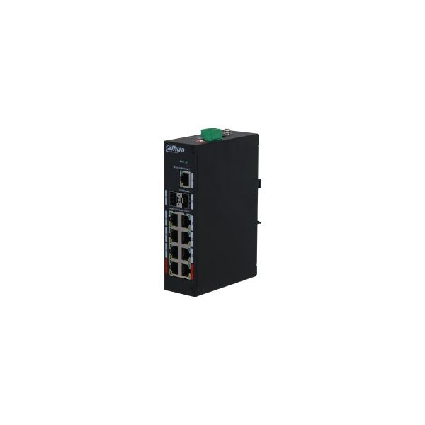 Dahua PFS3211-8GT-120-V2 2x100/1000(Hi-PoE/PoE+/PoE)+6x 100/1000(PoE+/PoE)+2x SFP uplink+1x gigabit uplink, 120W PoE swi