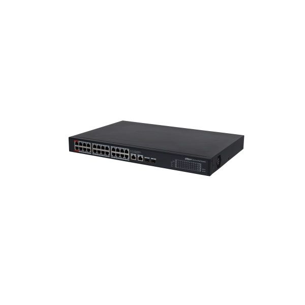 Dahua PFS3228-24GT-360-V2 24x 100/1000 (PoE 360W)+2x 100/1000 Uplink+2x SFP Uplink PoE switch