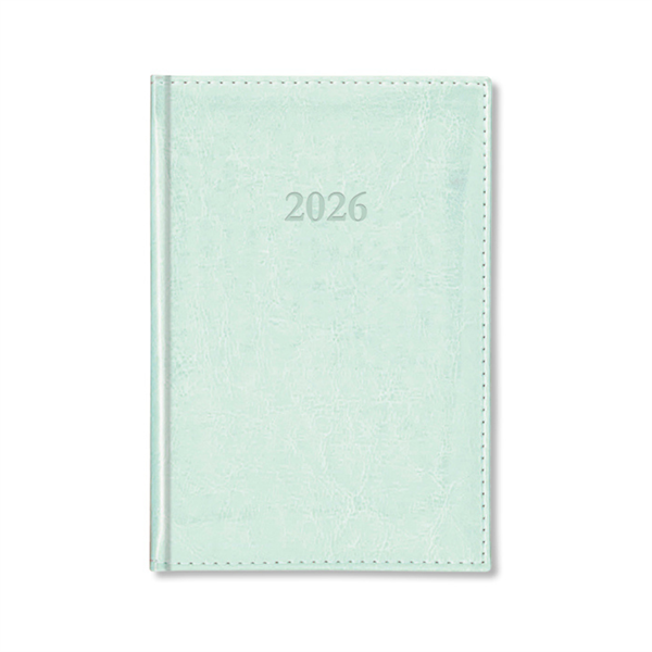 Period Border Menta 2026 B6 heti beosztású körbevarott határidőnapló