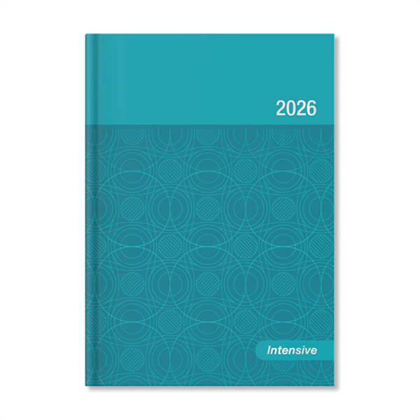 Period Intensive 2026 B6 heti beosztású kék lakk határidőnapló