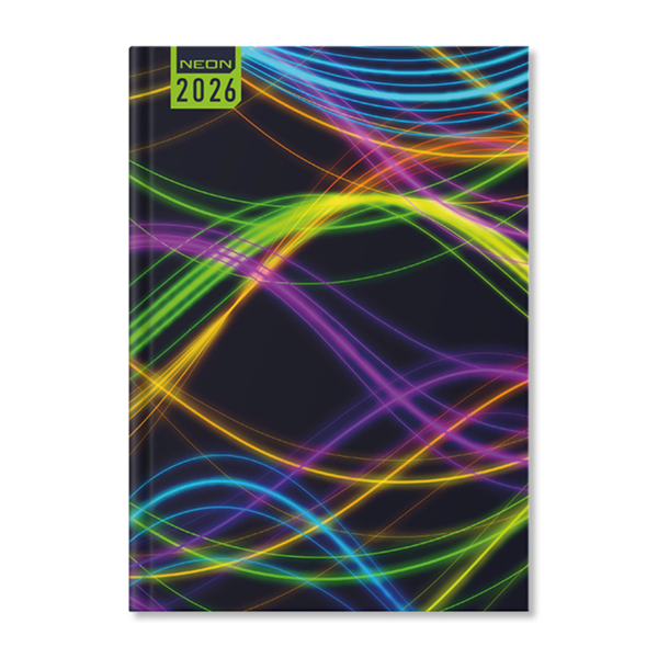 Period Neon Waves 2026 B6 heti beosztású határidőnapló