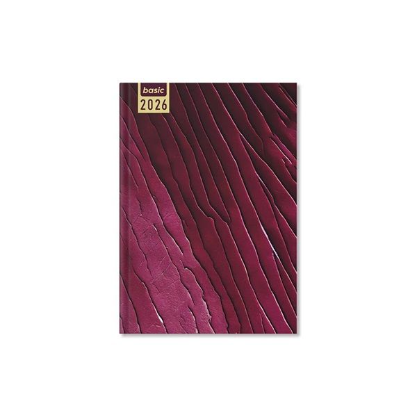 Period Basic Purple 2026 B5 heti beosztású határidőnapló