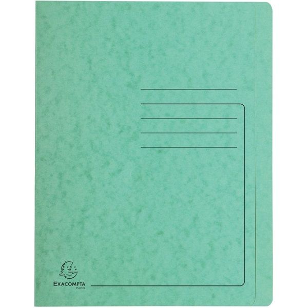 Exacompta A4 zöld prespán gyorsfűző