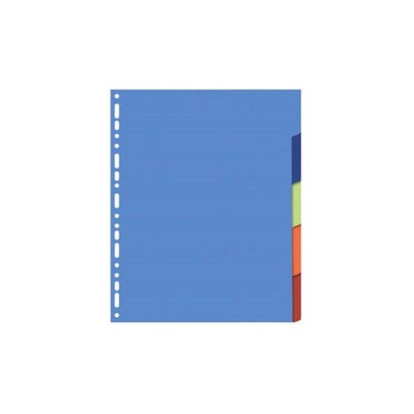 Exacompta Forever A4 karton 5 részes színes elválasztólap