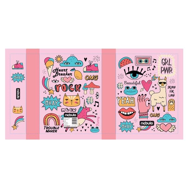 Nebulo Girl Power A5 füzetbox