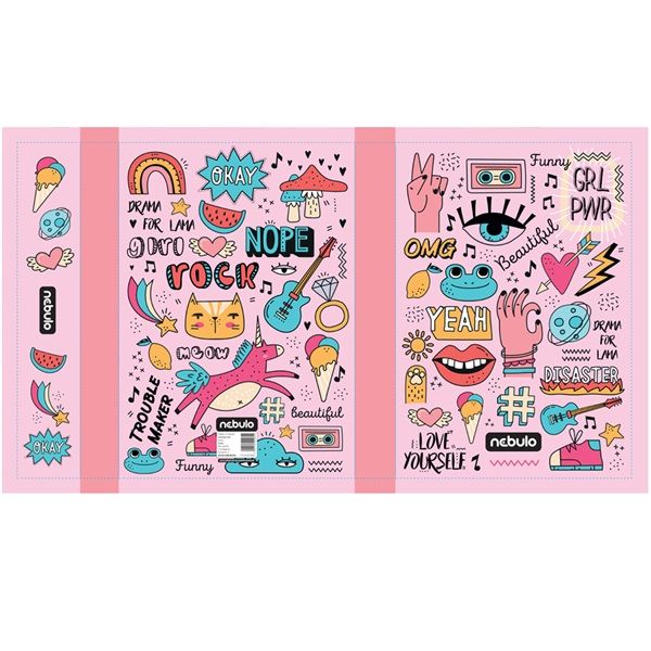 Nebulo Girl Power A4 füzetbox