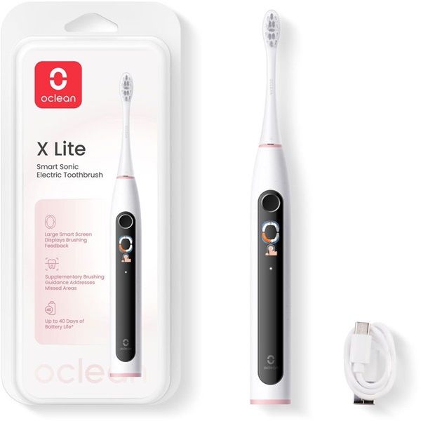 Oclean X Lite Grey Smart Sonic elektromos fogkefe