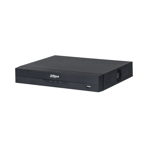 Dahua NVR2104HS-P-I2 /4 csatorna/H265+/80 Mbps rögzítés/AI/1x Sata/4x PoE/WizSense hálózati rögzítő(NVR)