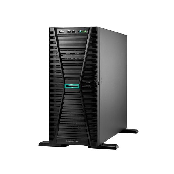 HPE P77234-425 ProLiant ML110 Gen11 4510 2.4GHz 12c 1P 32GB-R 4LFF 2x4TB HDD 2x1000W PS EU Server