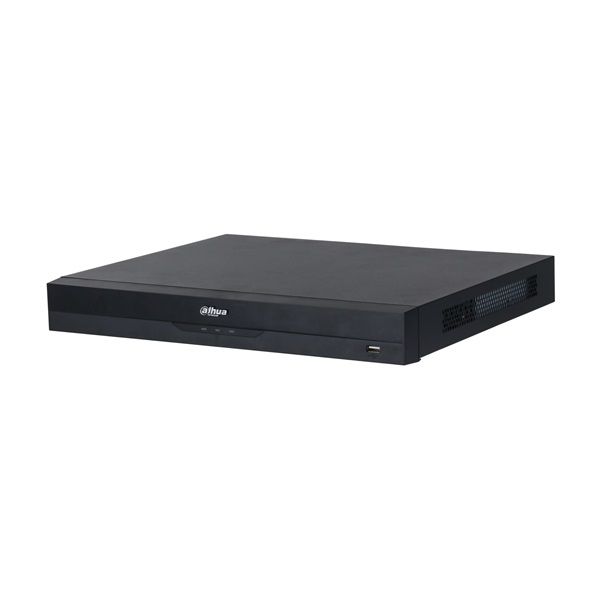 Dahua NVR5216-16P-EI /16 csatorna/H265+/384 Mbps rögzítés/AI/2x Sata/16x PoE/WizSense hálózati rögzítő(NVR)