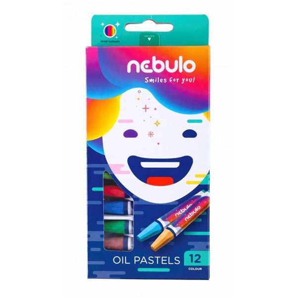 Nebulo 12db-os vegyes színű olajpasztell kréta készlet