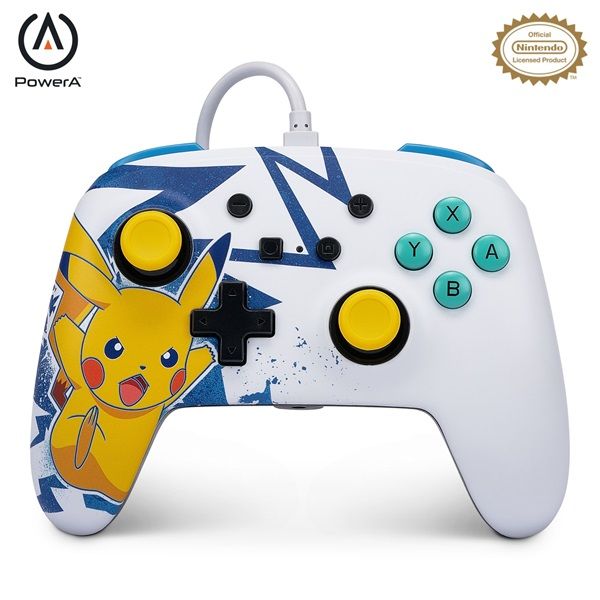 PowerA NSGP0041-01 Enhanced Nintendo Switch vezetékes Pikachu High Voltage kontroller