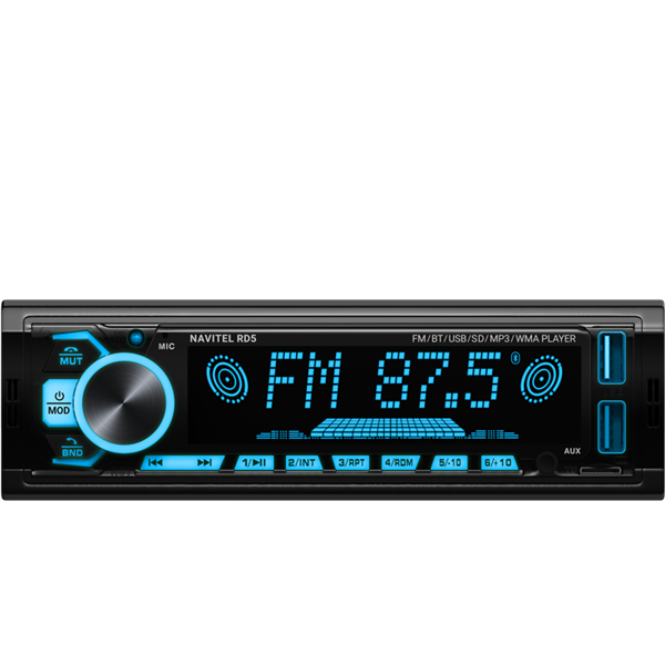 Navitel RD5 1DIN Bluetooth/USB/MicroSD/AUX autóhifi fejegység