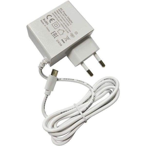 MikroTik 5V 2.4A 12W USB Type C power adapter hAP ax lite-hoz