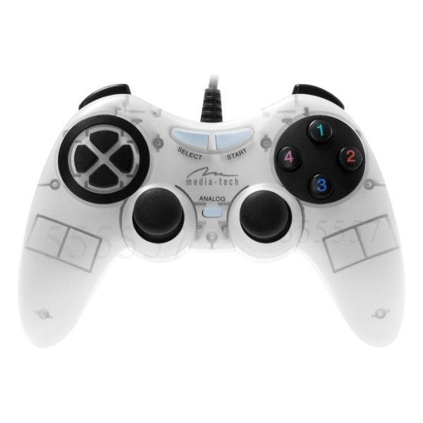 Media-Tech MT1507 CORSAIR II PC vezetékes fehér kontroller