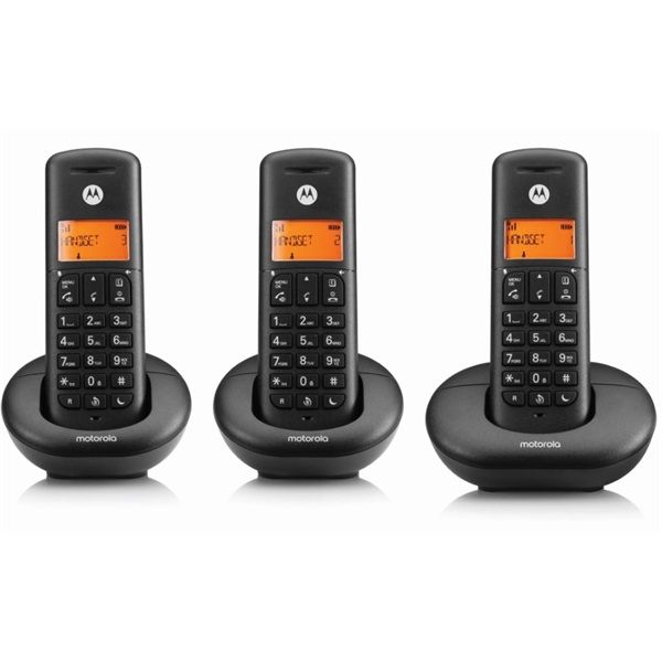 Motorola E203 fekete vezeték nélküli telefon