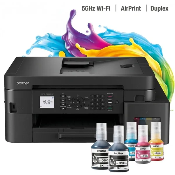 Brother MFC-T930DW (A4,13 lap/perc,WiFi/USB/LAN,6000x1200dpi,ADF,duplex,128MB)színes multifunkciós tintasugaras nyomtató