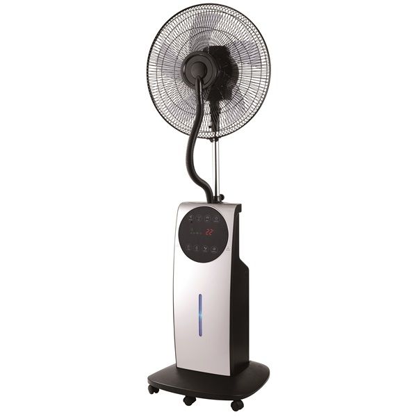TOO MF-001S-RC ezüst, 42 cm, sebességfokozat száma:3, 90 W, álló párásítós ventilátor
