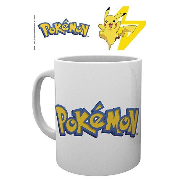Pokémon "Logo &amp; Pikachu" 320ml bögre