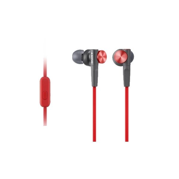 Sony MDRXB50APR.CE7 Extra Bass mikrofonos piros fülhallgató