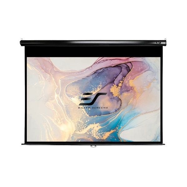 EliteScreens M84UWH 84" (16:9) 185x104cm fekete vázzal manuális fali vetítővászon