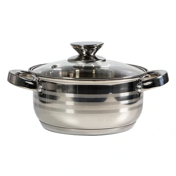 TOO LP-7172-2L prémium rozsdamentes edény  2,3 liter fazék/lábas+fedő 18 x 9cm