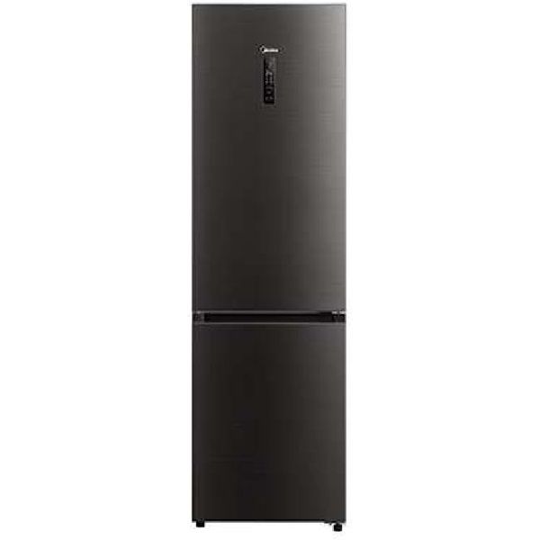 Midea MDRB521MIC28 fekete, alulfagyasztós, Hűtő:256L, Fagyasztó:122L, No frost hűtőszekrény