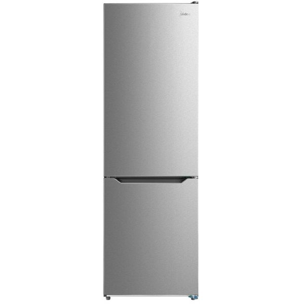 Midea MDRB424FGE02I inox, alulfagyasztós, Hűtő:225L, Fagyasztó:85L, No frost hűtőszekrény