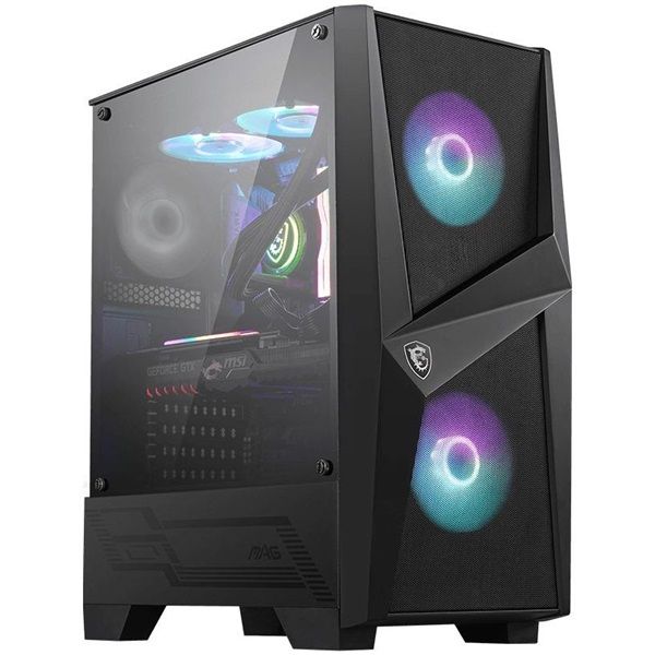 MSI FORGE 100R fekete (táp nélküli) ablakos ATX ház