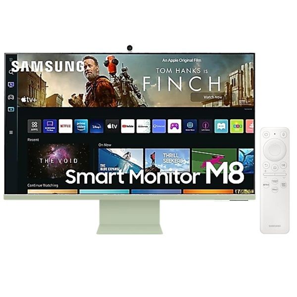 Samsung 32" M8 S32BM80GUU 4K UHD VA USB/Bluetooth/WiFi zöld SMART monitor távirányítóval