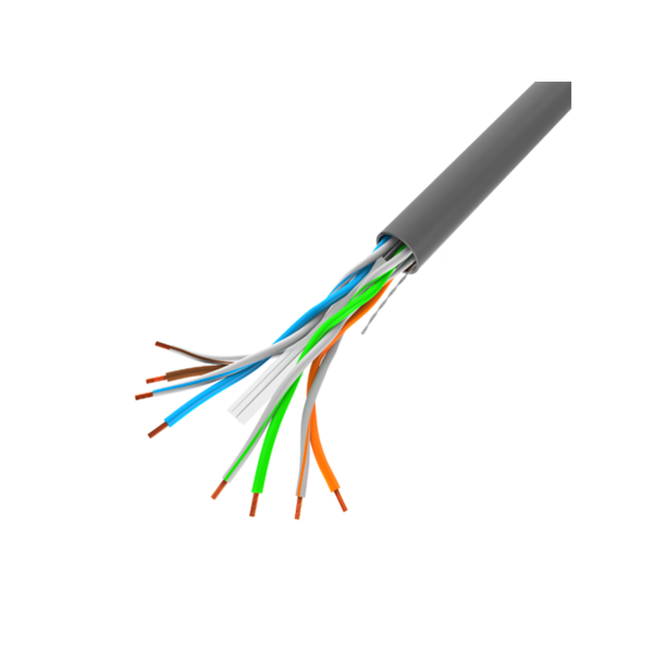 Lanberg LCF5-11CC-0305-S FTP CCA 100Mb/s 100MHz 305m árnyékolt réz bevonatú alumínium patch kábel