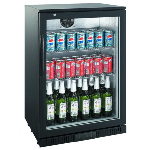 LG 128 LED fekete, Hűtő:128L, bárhűtő