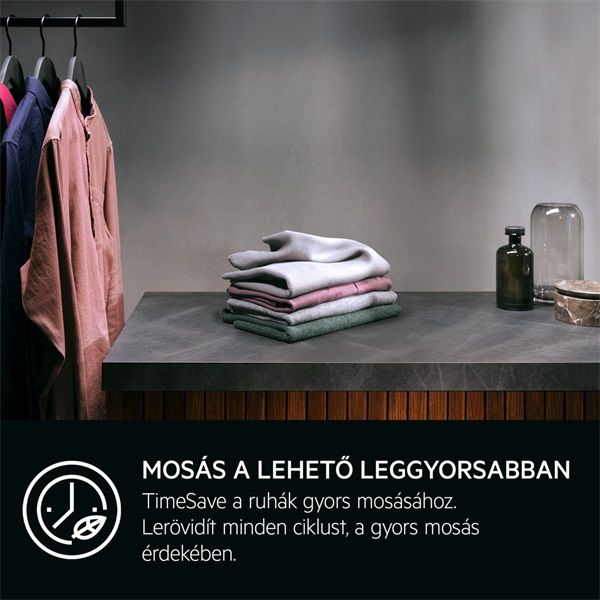 AEG LFR61844BE fehér, elöltöltős, max.1400ford., 8 kg, mosógép