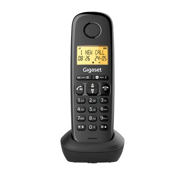 Gigaset Basic 100 DUO fekete dect telefon