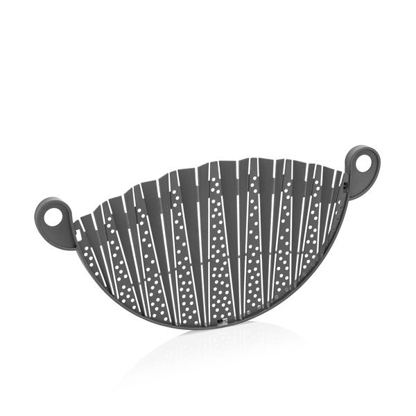 IRIS L-00569 szűrő tésztavíz leöntéshez, elefántcsont, antracit, rószaszín vagy piros színű