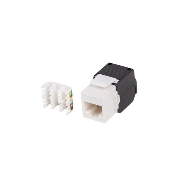 Lanberg KSU6-4000 Cat.6 UTP árnyékolatlan szerszám nélkül szerelhető Keystone Jack