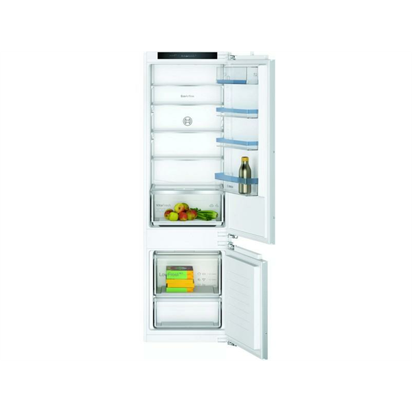 Bosch KIV87VFE0, alulfagyasztós, beépíthető, Hűtő:200L, Fagyasztó:70L, Low frost hűtőszekrény