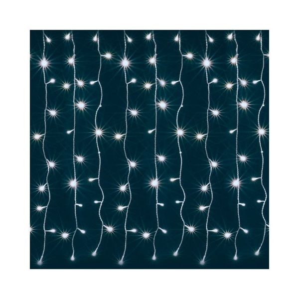 Home KIN 126C/WH 0,9m/126 LED/beltéri/hideg fehér karácsonyi fényfüggöny