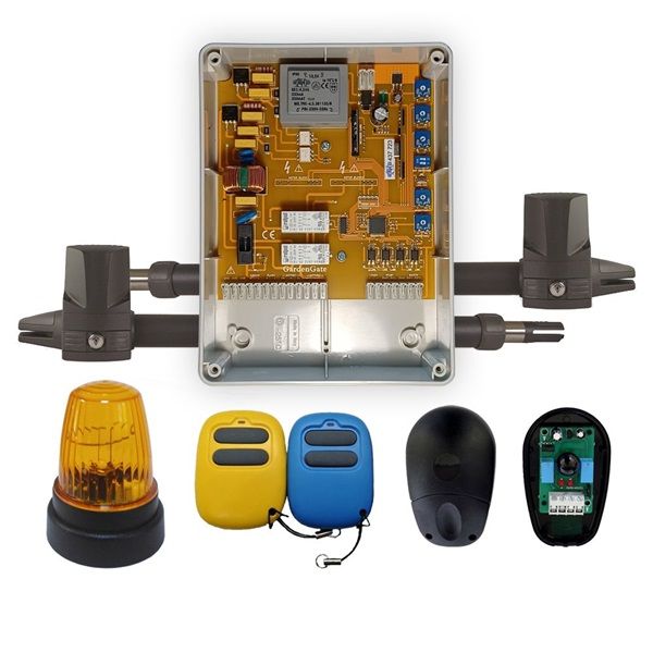 PROTECO KIT-LEADER3 -H-New 2 x 2m-es kapuszárnyig szárnyaskapu mozgató szett