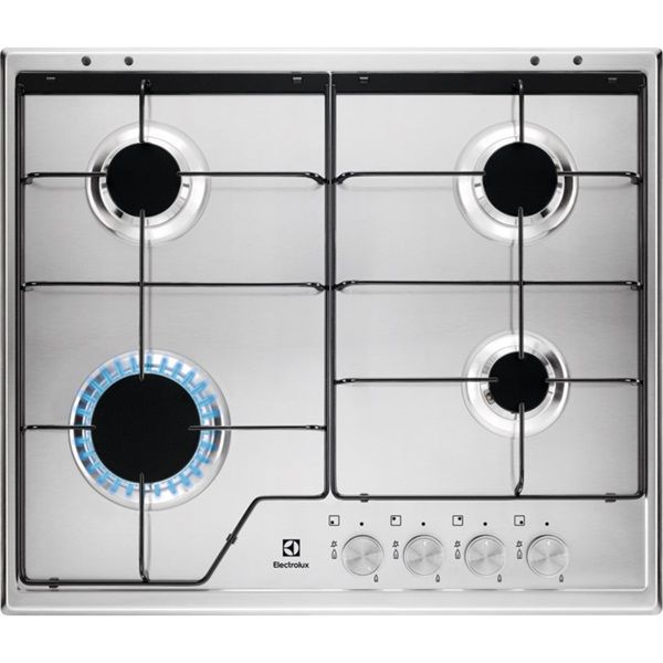 Electrolux KGS6424SX inox, beépíthető, gáz, főzőzóna: 4, beépíthető méret: 56cm, főzőlap