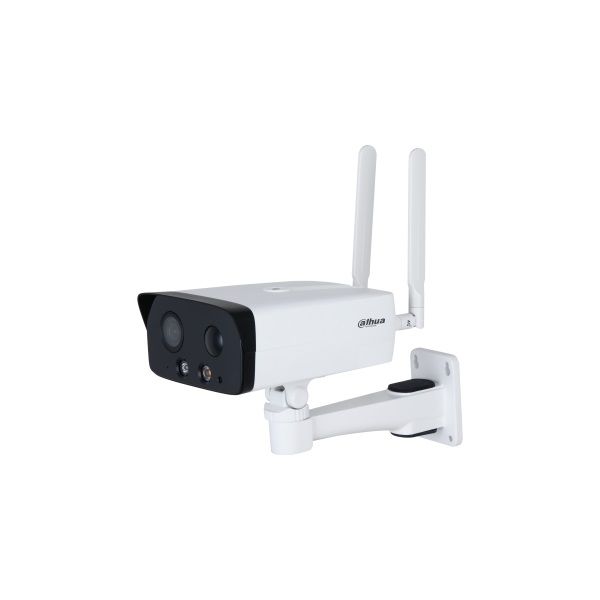 Dahua IPC-HFW3441DG-AS-4G-EAU-B /kültéri/4MP/WizSense/2,8mm/IR50m/LED30m/PIR/IP napelemes 4G csőkamera