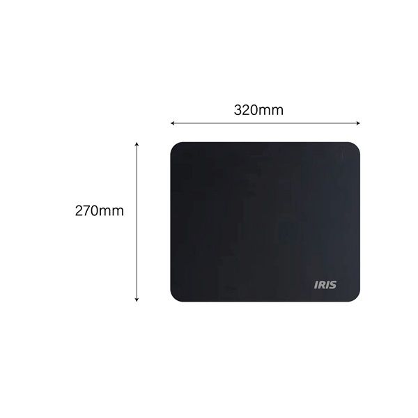 Iris IMP320-M Egérpad M méret, szövet-gumi, 320mm x 270mm x 2mm
