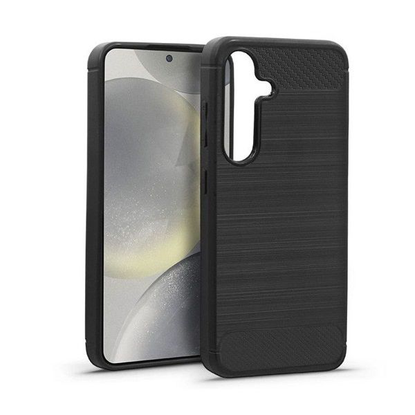 Haffner HF233050 Samsung SM-S921 Galaxy S24 Carbon fekete szilikon tok