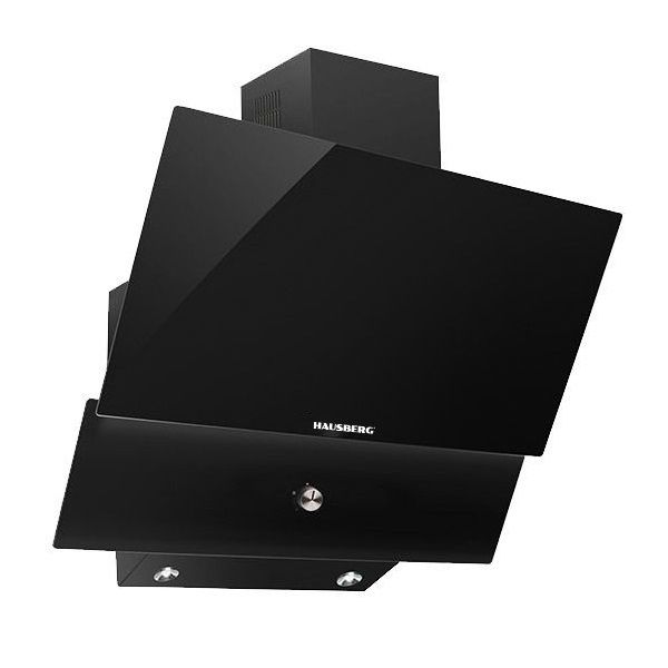 Hausberg HB-2285NG fekete, szabadonálló, döntött, méret:60 cm, zajszint:56 dB, páraelszívó