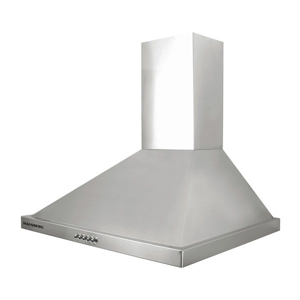 Hausberg HB-1260IN inox, szabadonálló, kürtős, méret:42 cm, zajszint:56 dB, páraelszívó